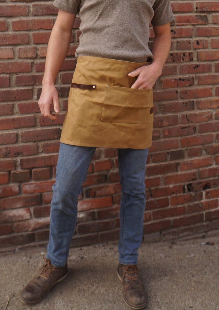 Waxed Canvas Half Apron by ApronMen