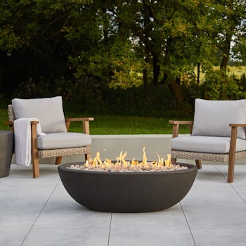 Riverside Propane Outdoor Fire Pit by Real Flame