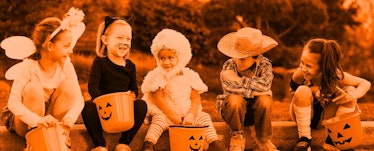 sepia edit of kids in halloween costumes that honor their heroes without the offensive use of blackf...