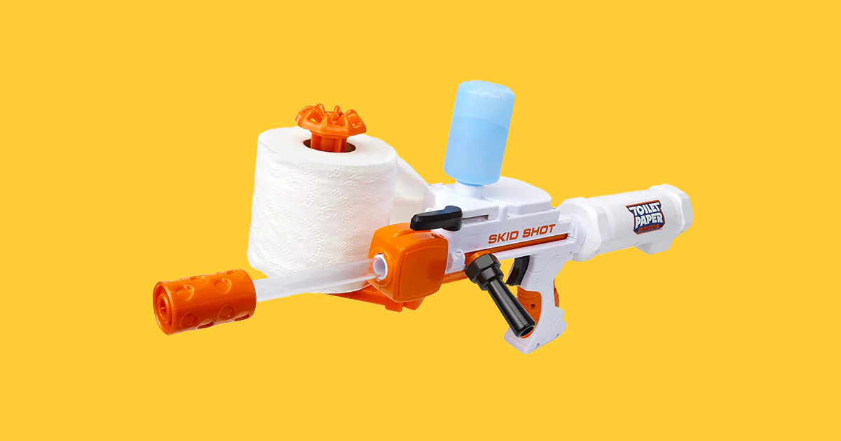 Toiletpapper Gun What Is A Toilet Paper Gun at Angelica Cox blog