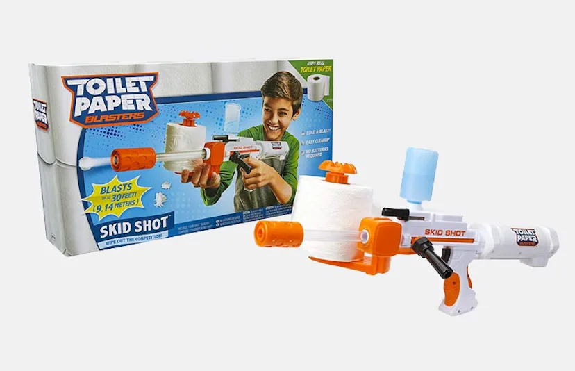 Toiletpapper Gun This New Toy Gun Turns Toilet Paper Into Spitballs