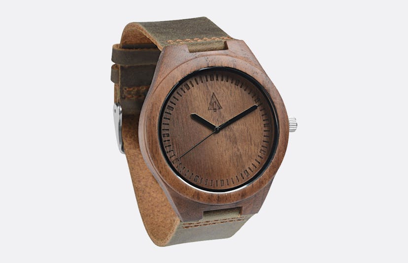 Custom-Engraved Wooden Watch by Treehut 