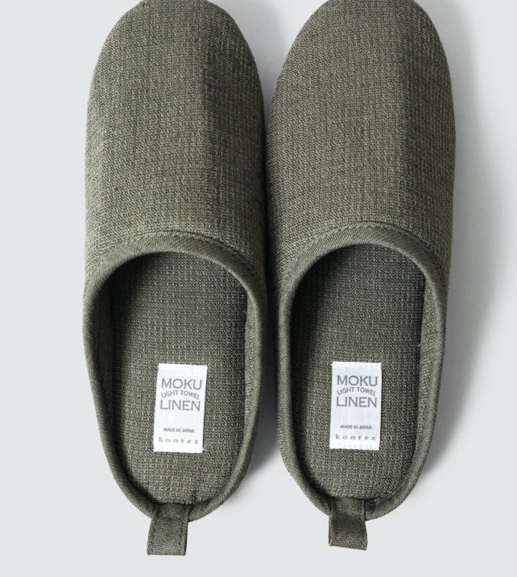 Moku Linen Room Shoes by Kontex