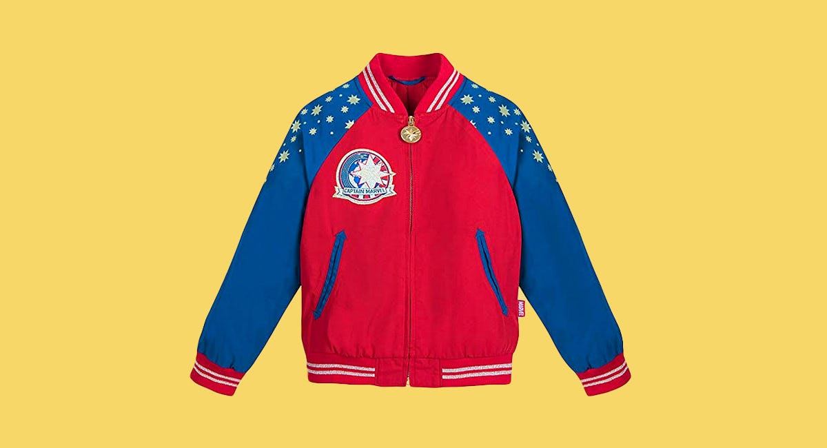 Captain marvel jacket kids on sale