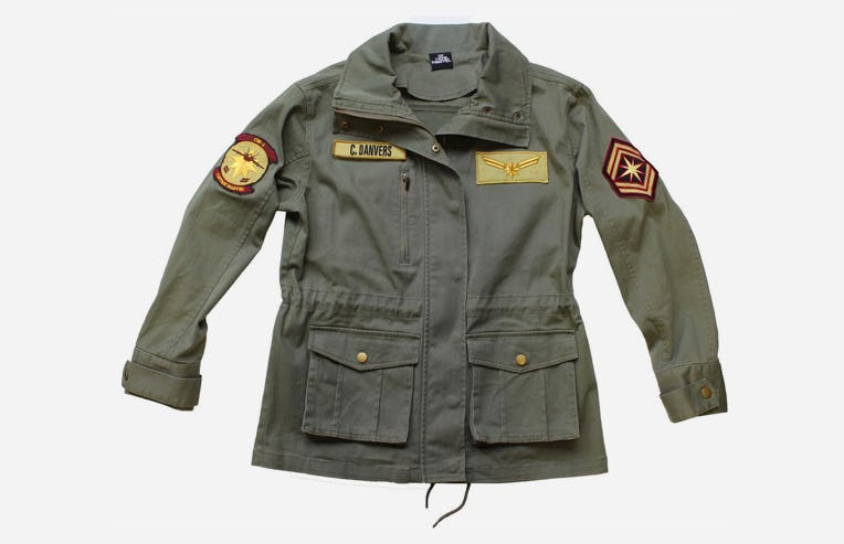 Captain marvel sale army jacket