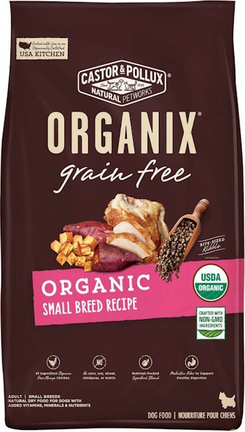 Organix Organic Small Breed Recipe Grain-Free Dry Dog Food by Castor & Pollux
