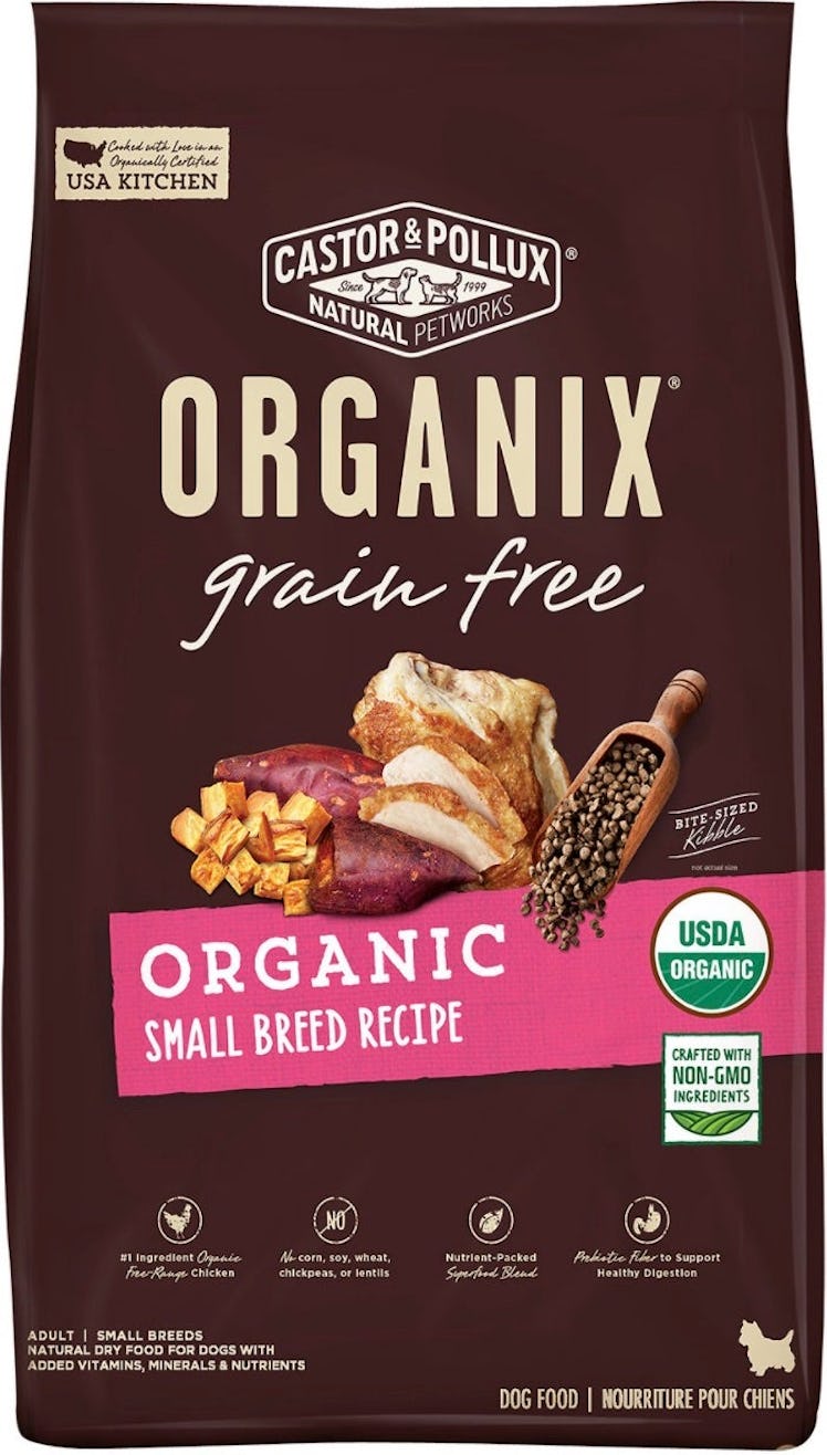 Organix Organic Small Breed Recipe Grain-Free Dry Dog Food by Castor & Pollux