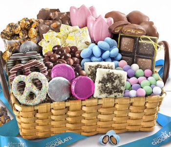 Simply Chocolate Celebrate Spring Gift Basket