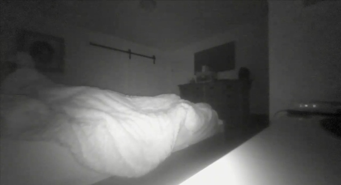 Daughter Shares Creepy Footage Of Ghost In Her Dad S Bedroom