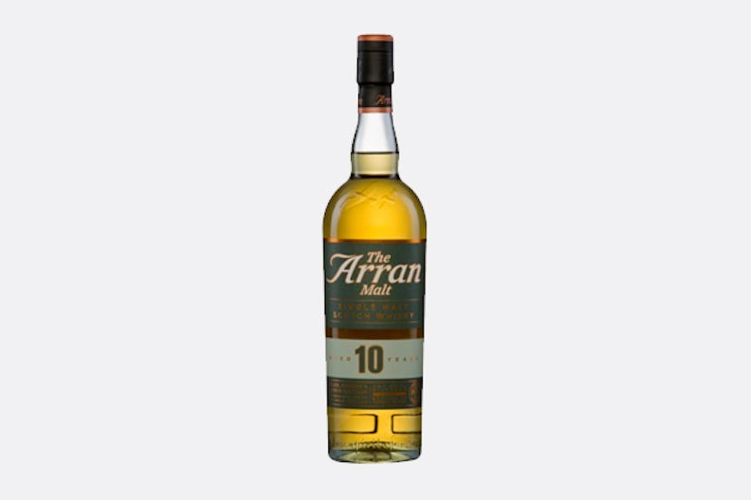 The Arran 10 year malt scotch bottle