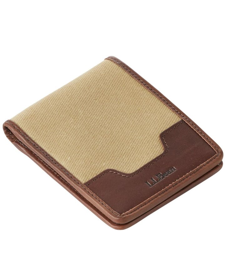 L.L. Bean Waxed Canvas Wallet