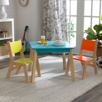 Modern Kids Play Table and Chairs by KidKraft