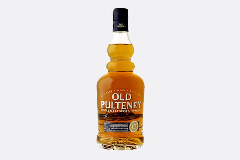 Old Pulteney 17 year old single malt scotch bottle