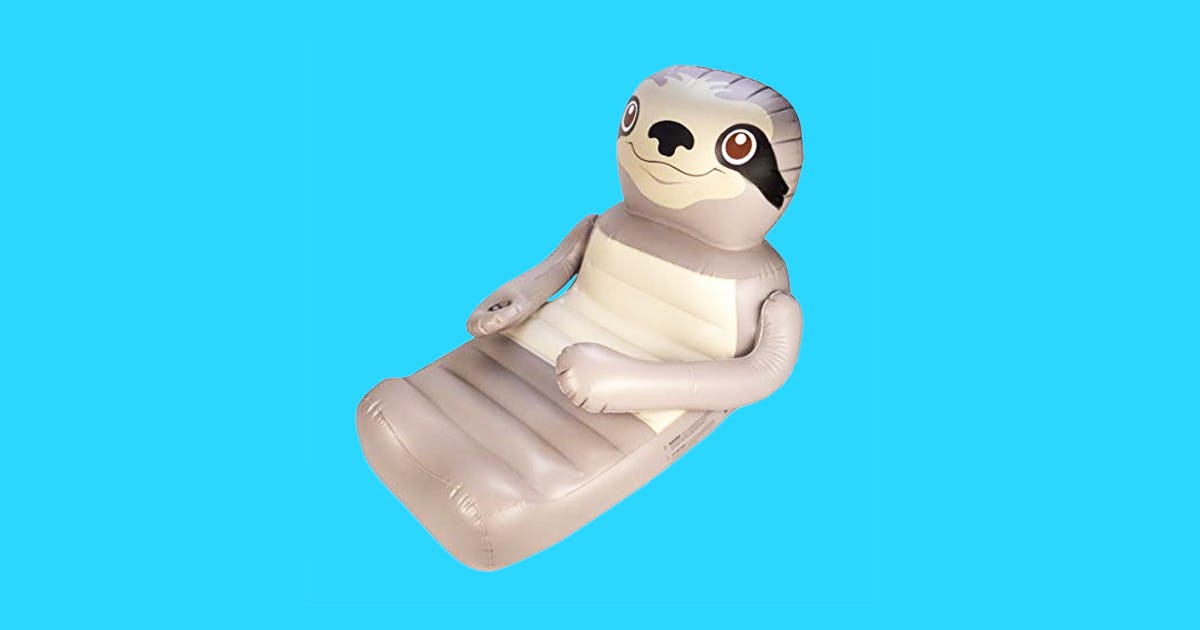 This Pool Float That Looks Like a Sloth Is Your Ticket to a Lazy Summer