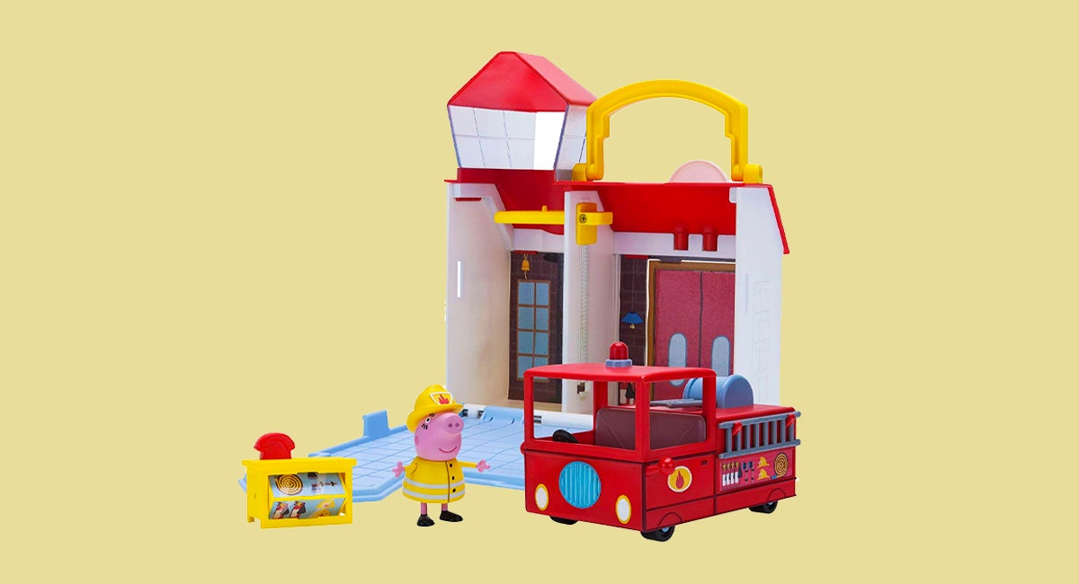 Peppa pig fire station playset online