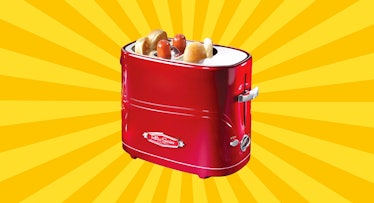 Nostalgia Electrics Retro Series Pop-Up Hot Dog Toaster Red