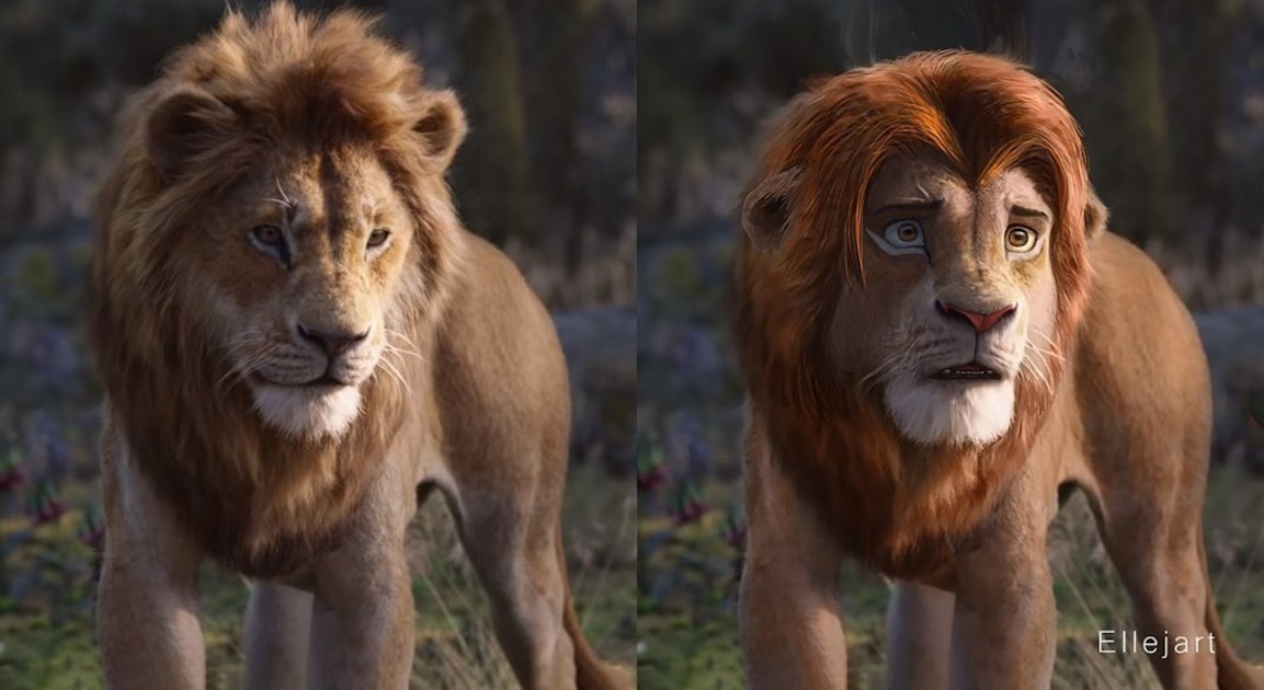 See New 'Lion King' Characters With Cartoon Features Of The Originals
