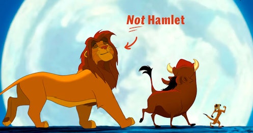 《狮子王》不是哈姆雷特