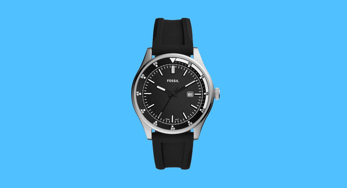 Waterproof fossil watch outlet men's