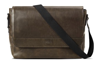 Shinola Navigator Leather Messenger Bag