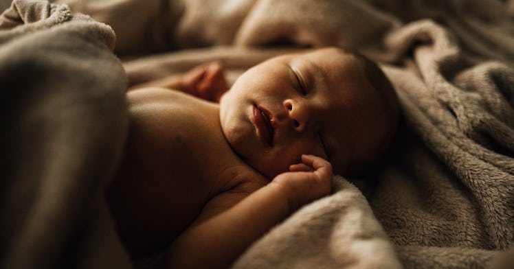 Newborn sleeping.