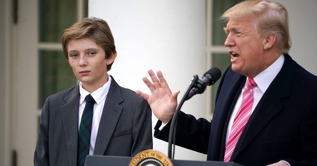 Would Any Father Refer To Their Son The Way Trump Referred To Barron?