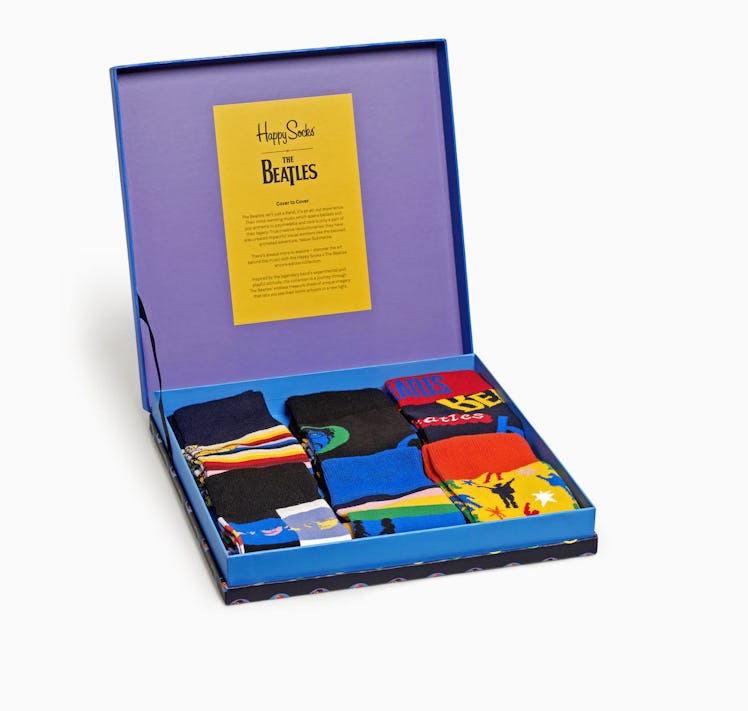 The Beatles Collector Box Set Men's Socks by Happy Socks