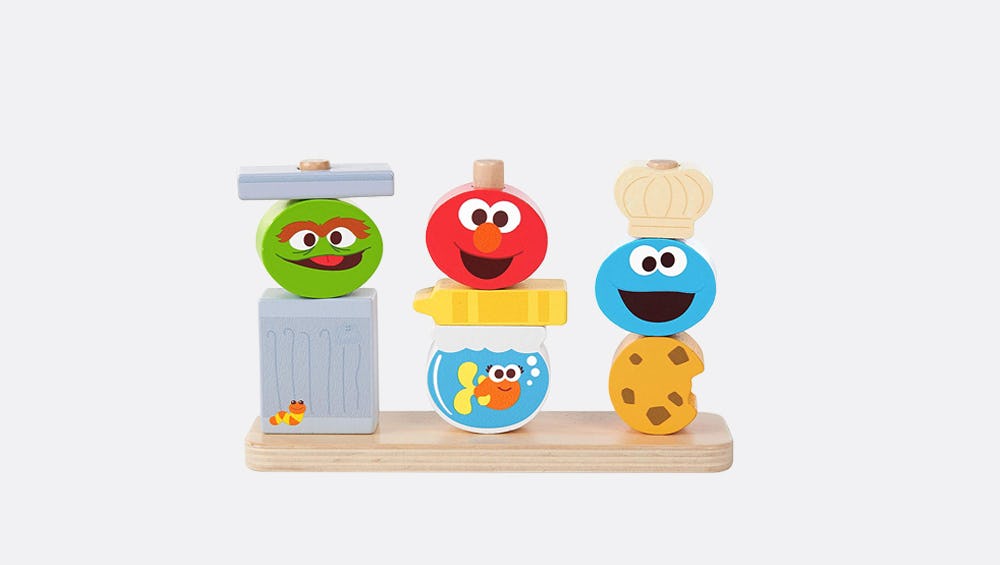 sesame street stacking toys