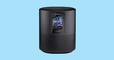 Bose Home Speaker 500 featured in front of a blue background