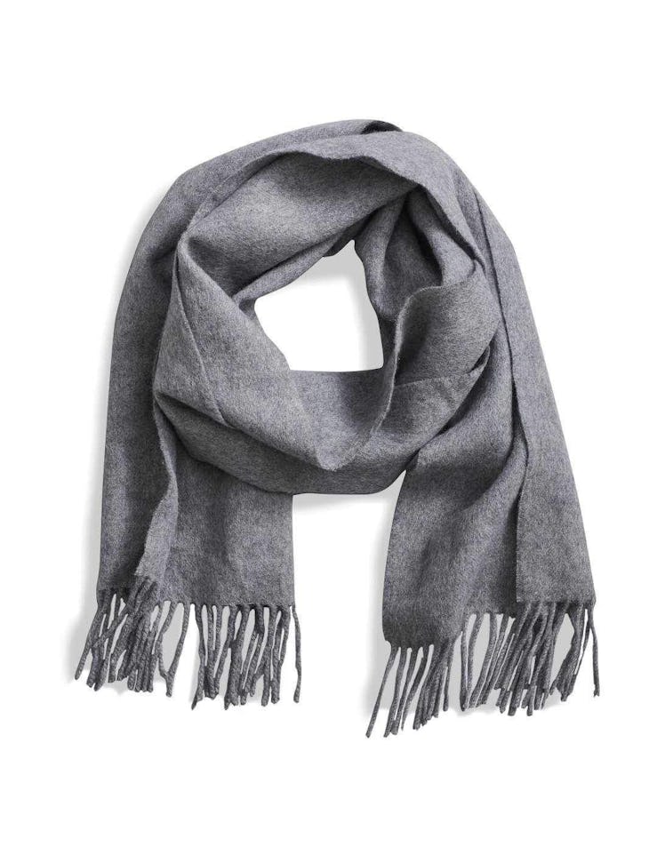 Alpaca Scarf Grey Heather