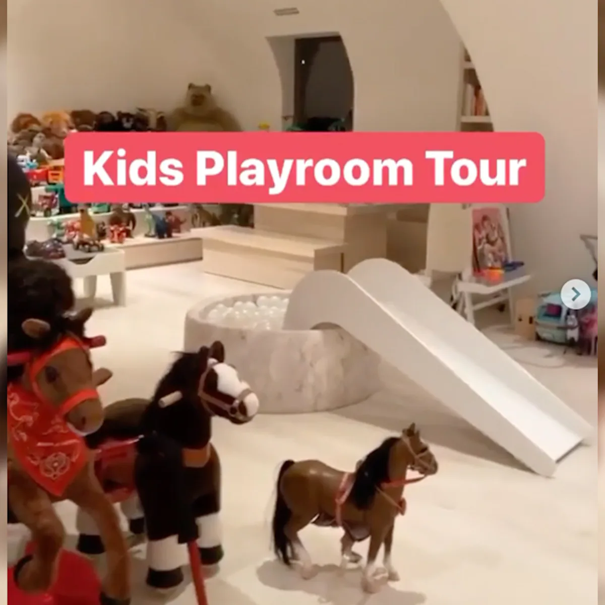 Kim Kardashian's Playroom Tour Is Triggering AF Kim Kardashian's Playroom Tour Is Triggering AF