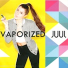 Nickelodeon and Cartoon Network logos next to a vaporized JUUL ad