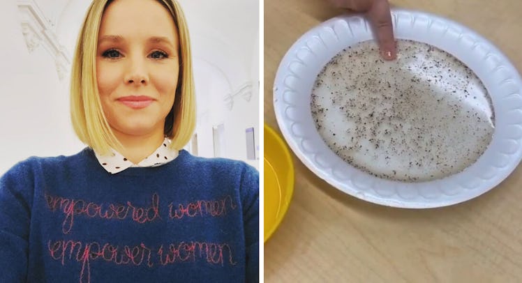 Kristen bell and the pepper trick