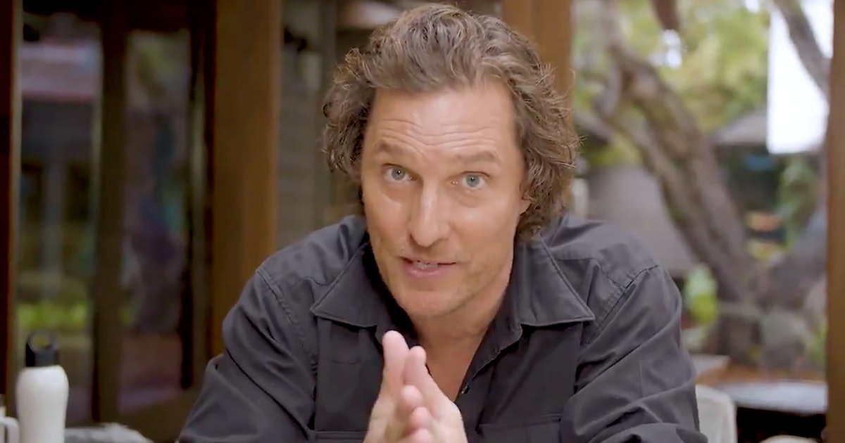 Matthew McConaughey's Green Light Speech Is a Must-Watch