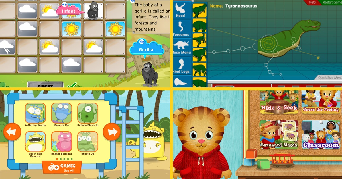Toddler game online for 3 - 4 - 5 year old
