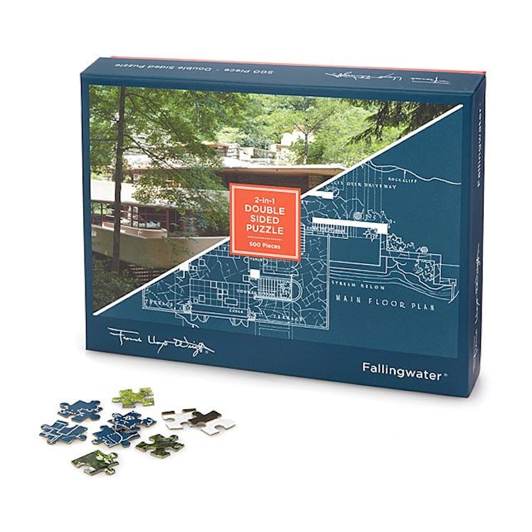 Frank Lloyd Wright Double-Sided Jigsaw Puzzle