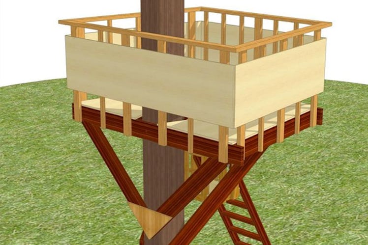 Outpost Tree Fort Plan by Treehouse Guides