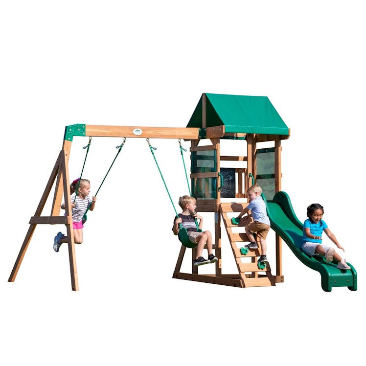 Cedar Kids' Swing Set by Buckley Hill