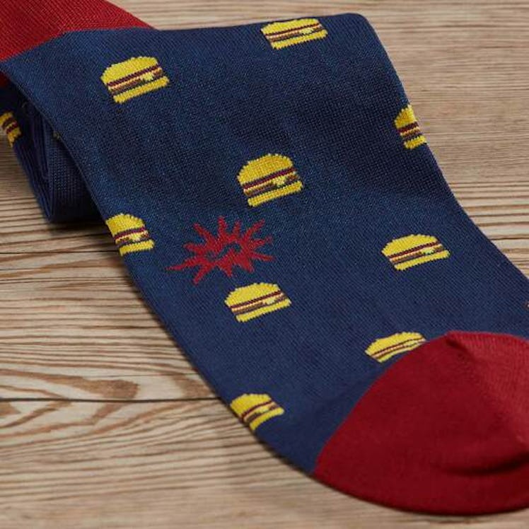 Luxe Royale with Cheese Socks by Sock It to Me