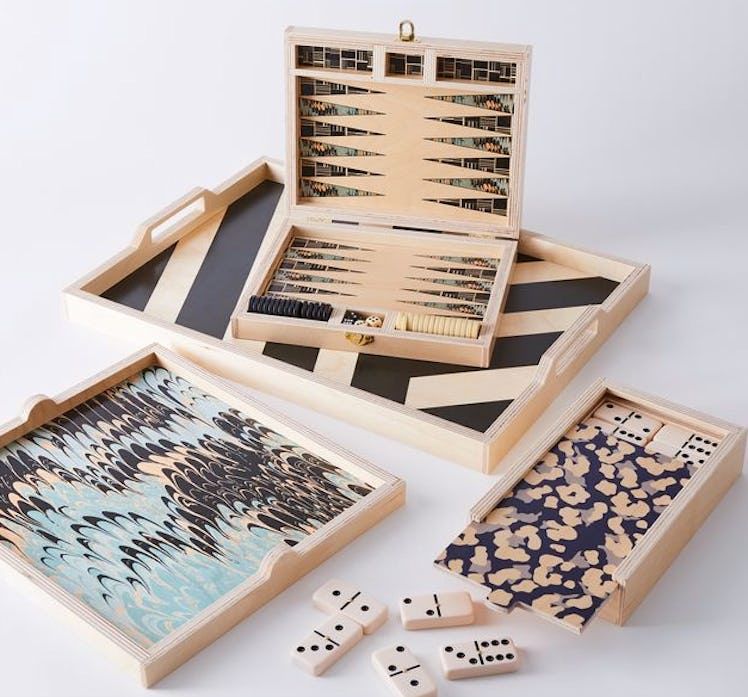 Handcrafted Wooden Backgammon & Domino Games by Wolfum