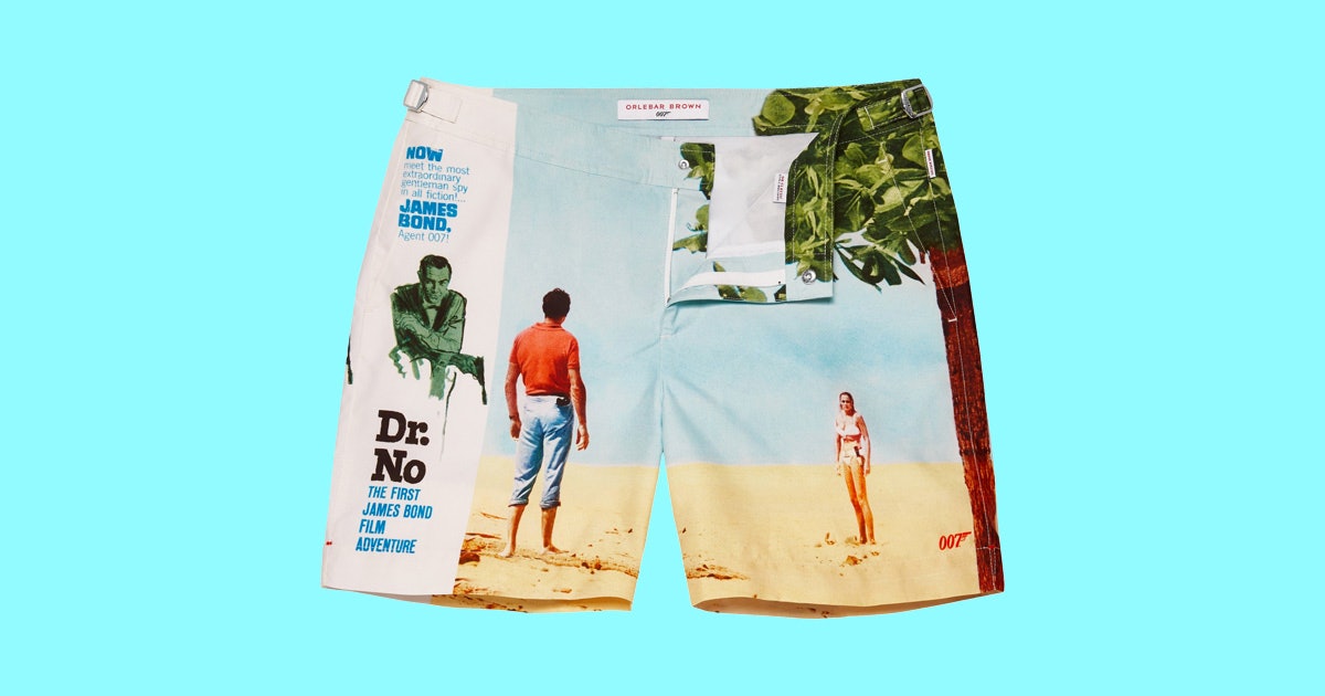 These James Bond Men's Swim Trunks and Beach Shirts Are Legit