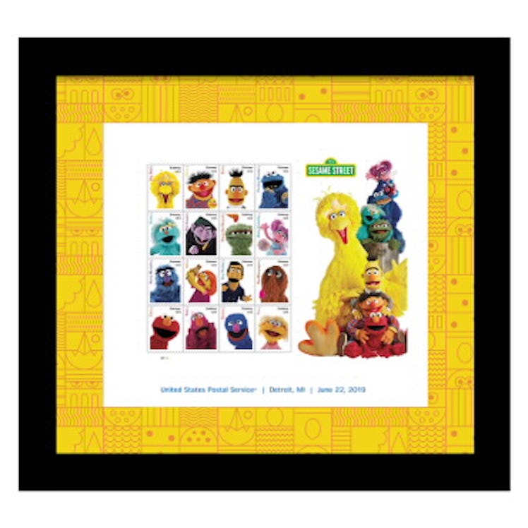 Sesame Street Framed Stamps