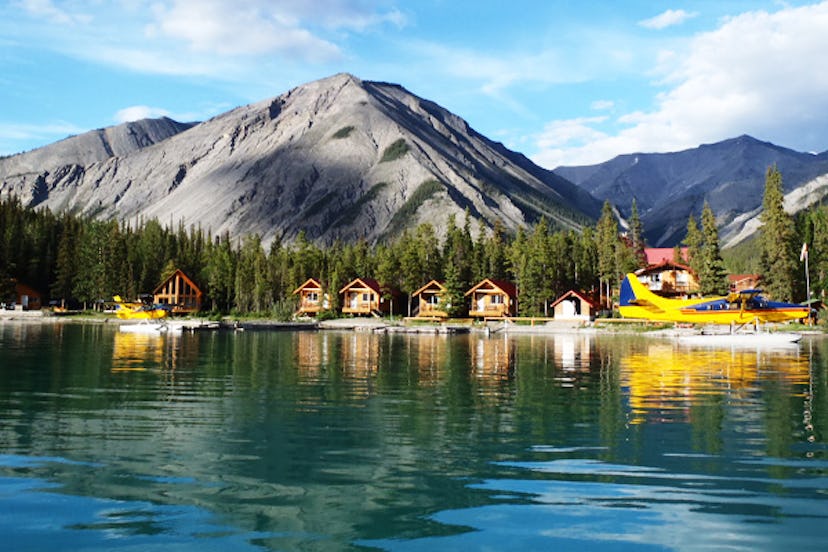 Northern Rockies Lodge in British Columbia next to the Muncho Lake