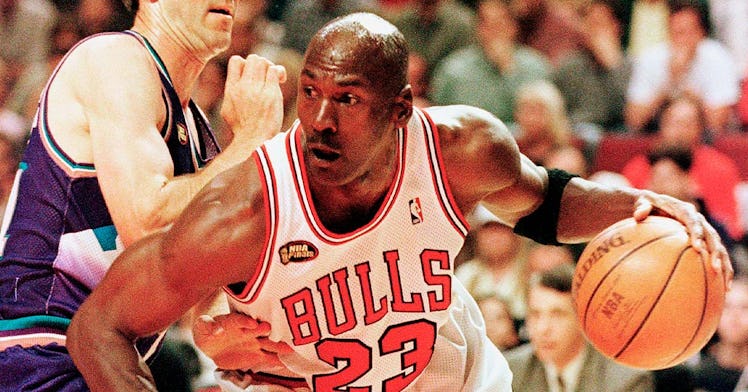 Michael Jordan during a game