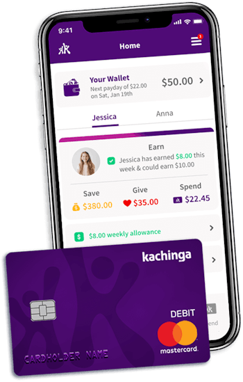 Kachinga Chore and Allowance App for Kids