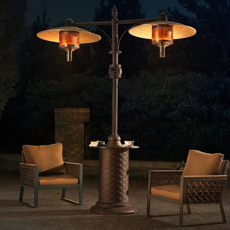 Forge Dual Head Propane Patio Heater by Sunjoy