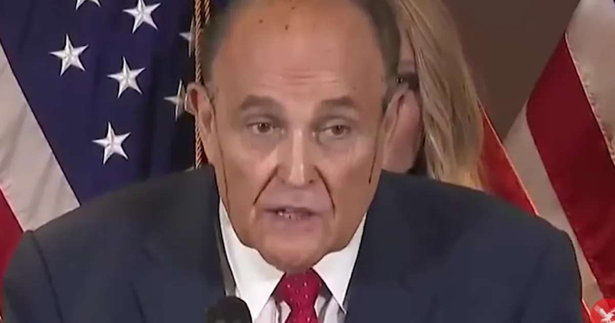 Rudy Giuliani Ruins Hair Dye For Everyone