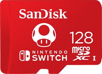 砂的128 GB microSDXC记忆卡为任天堂开关