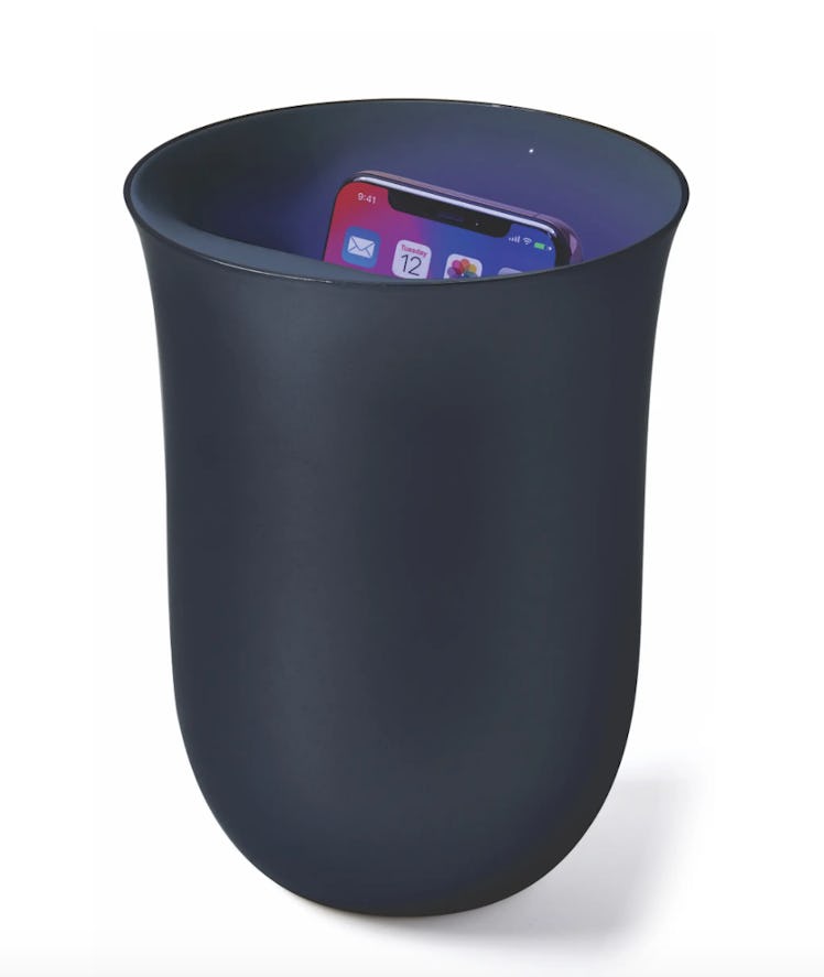 Wireless Phone Charger and Sanitizer by Lexon