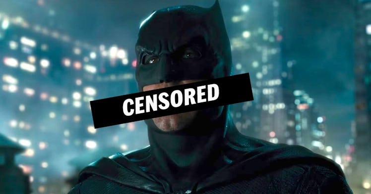 Batman is censored